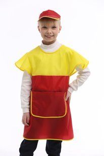 Фартук-накидка "Продавец" для девочки, 5-8 лет 68058 фото