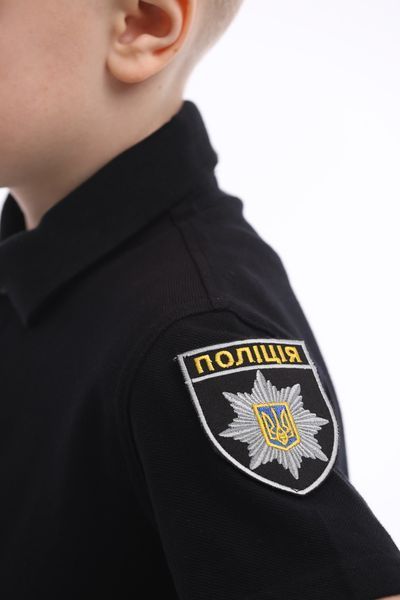 Костюм поліцейського для дитини / Костюм дитячий "Поліція" універсальний чорний з бейсболкою 22128 фото